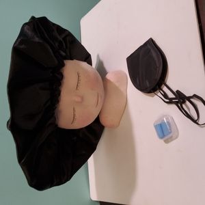 Satiny Cap for Silk Hair Kit